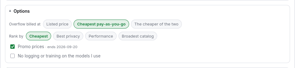 The overflow billed at the cheapest pay-as-you-go rate.